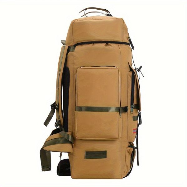 Large Capacity Outdoor Backpack, Men's And Women's Travel Bag, Travel Camping Backpack, Checked Luggage Quilted Backpack, Moving Out Long Distance Travel Large Bag