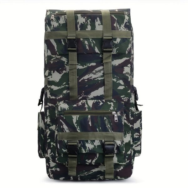 1pc Outdoor 120L Large Capacity Travel Backpack, Multi-functional Mountaineering Backpack