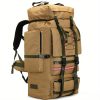 1pc Men's 130L Extra Large Backpack, Enthusiast Outdoor Camping Backpack, Travel Super Large Capacity Backpack