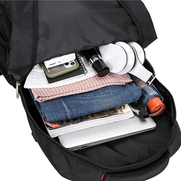 1pc 90L Expandable Large Capacity Mountaineering Backpack, Outdoor Luggage Bag, Camping Hiking Backpack, Travel Business Trip Bag