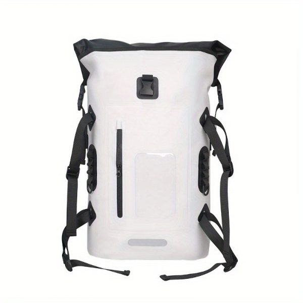 1pc Oxford Zipper Hiking Backpack, Outdoor Mountaineering Waterproof Backpack