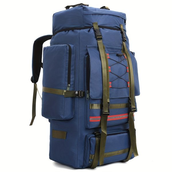 Large Capacity Outdoor Backpack, Men's And Women's Travel Bag, Travel Camping Backpack, Checked Luggage Quilted Backpack, Moving Out Long Distance Travel Large Bag