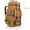 Large Capacity Outdoor Backpack, Men's And Women's Travel Bag, Travel Camping Backpack, Checked Luggage Quilted Backpack, Moving Out Long Distance Travel Large Bag