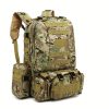 1pc 55L Sport Outdoor Hiking Large Capacity Multi-Functional Backpack, Waterproof Backpack For Training Camping