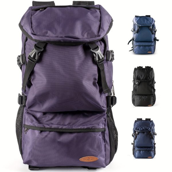 Large Capacity Travel Outdoor Backpack, Multifunctional Camping Hiking Mountaineering Backpack With Multi Pocket