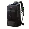 Large Capacity Waterproof Travel Hiking Backpack, Multi-functional Travel Knapsack With Independent Shoe Grid, Perfect For For Camping & Short Trips, 50L