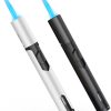 Torch Lighters 2 Pack Windproof Adjustable Jet Flame Butane Lighter, Refillable Gas Torch Lighter for Candles Grill BBQ Fireplaces Camping (Butane Not Included)
