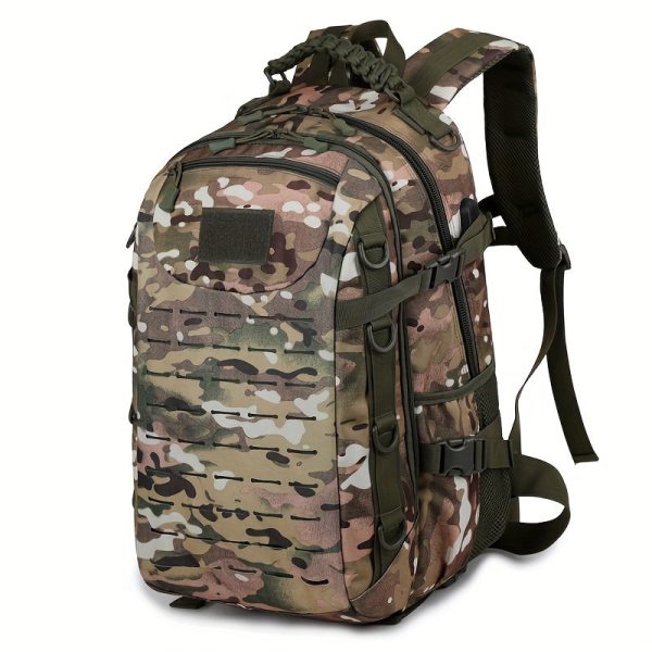 1pc Large Capacity Multifunctional Outdoor Backpack, Mountaineering Bag, Travel Bag, Camping Riding Waterproof Backpack