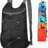 16L Hiking-Daypack Lightweight-Foldable Travel-Backpack Water-Resistant Camping Outdoor Packable Easy Carry-on Bag (Lake Blue)