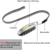 Emergency LED Whistle Light AAA Battery Power COB LED Four Color Personal Alarm for Women and Kids Emergency Survival for Camping Hiking Outdoor Activities 4packs