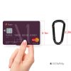 Fishing CC2 Carabiner Clip, 2.3" Small Carabiner Keychain, Multi-use Aluminium D Ring Caribeener Clips