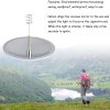 2PCS Solar Fire Starter Lighter Harness The Power of The Sun to Light Outdoor Hiking Camping Survival Tool Home Yard Convenience Fire Starter Simple Use