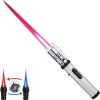 Torch Lighter, Bright Fire Lighter with Safety Lock and Adjustable Red/Blue Flame, Refillable Butane Gas Windproof Jet Flame Cool Lighters, for Candles Campfires BBQ Baking, Camping, Gift