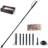 Trekking Pole Kit for Hiking, Mountaineering, 13.84 oz, Fully Adjustable, Compact Storage, Business Grey
