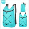 16L Hiking-Daypack Lightweight-Foldable Travel-Backpack Water-Resistant Camping Outdoor Packable Easy Carry-on Bag (Lake Blue)