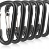 Fishing CC2 Carabiner Clip, 2.3" Small Carabiner Keychain, Multi-use Aluminium D Ring Caribeener Clips