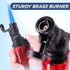5 Pack Torch Lighter Mini Refillable Butane Lighters Single Jet Flame 45° Rotatable Torch Lighters Windproof Adjustable Butane Gas Lighter for Candle Camping Fireplace Party BBQ Grill(Without Fuel)