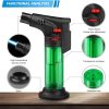 4 Pack of Torch Lighter, Jet Flame, Butane gas, Mini Refillable Windproof Lighters, for candle, fireplace, grill (Gas not Included)