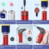 Torch Lighter, Butane Lighter, Windproof Butane Refillable Torch Flame Lighter, Multi Utility Lighter for Candles Fireplaces Campfires BBQ Grill Pilot Lights, 4 Pack (Butane Not Included)