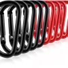 Fishing CC2 Carabiner Clip, 2.3" Small Carabiner Keychain, Multi-use Aluminium D Ring Caribeener Clips