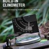 Eyeskey Multifunctional Military Sighting Navigation Compass with Inclinometer | Impact Resistant & Waterproof Compass for Hiking, Camping