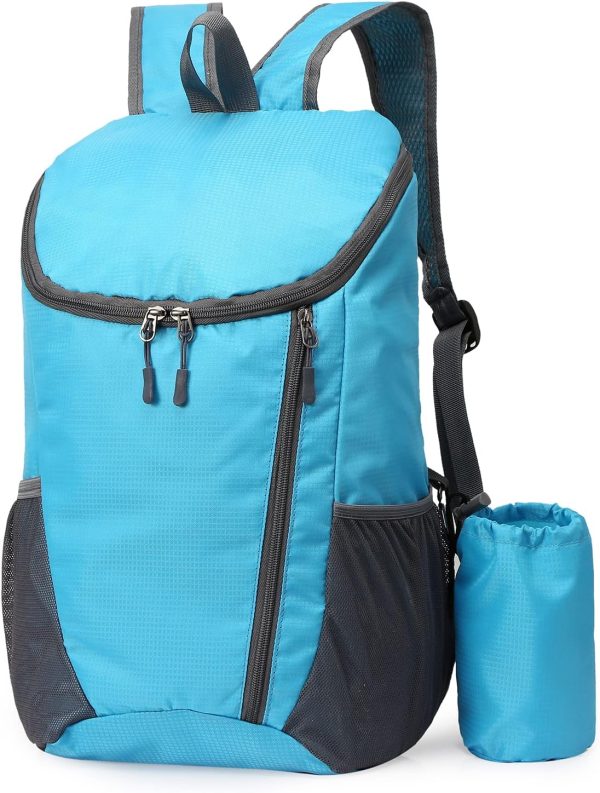 Hiking Backpack, Waterproof and Wear-resistant Lightweight Backpack Packable,Outdoor Travel Camping Daypack Foldable
