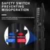 Torch Lighter, Bright Fire Lighter with Safety Lock and Adjustable Red/Blue Flame, Refillable Butane Gas Windproof Jet Flame Cool Lighters, for Candles Campfires BBQ Baking, Camping, Gift