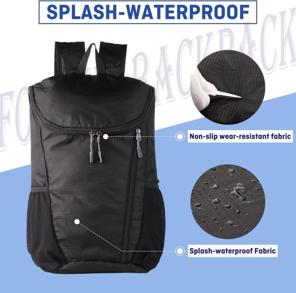 Hiking Backpack, Waterproof and Wear-resistant Lightweight Backpack Packable,Outdoor Travel Camping Daypack Foldable