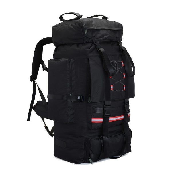 Large Capacity Outdoor Backpack, Men's And Women's Travel Bag, Travel Camping Backpack, Checked Luggage Quilted Backpack, Moving Out Long Distance Travel Large Bag