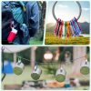 12 Pack Carabiner Clip, 2 inch D Ring Small Carabiners, Mini Keychain Snap Hook for Outdoor Camping Craebuer