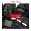 50/80L Travel Backpack With Shoe Compartment, Waterproof Sports Bagpack, Fits For 17-Inch Laptop