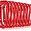 Fishing CC2 Carabiner Clip, 2.3" Small Carabiner Keychain, Multi-use Aluminium D Ring Caribeener Clips