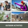 Trekking Poles for Hiking 2pc Collapsible Walking Sticks for Backpacking Aluminum Nordic Walking Sticks for Men and Women Ultralight Hiking Poles with Storage Bag and Eva Grips