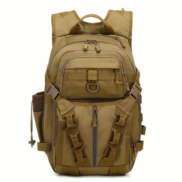 1pc Men's Outdoor Training Backpack, Multi-functional Backpack, Leisure Travel Hiking Backpack, Suitable For Fishing Mountaineering Camping