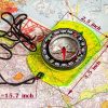 Orienteering Compass - Hiking Backpacking Compass - Advanced Scout Compass Camping and Navigation - Boy Scout Compass Kids - Childrens Compasses for Map Reading - Baseplate Compass Survival