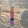 Real Sic Steel Emergency Whistle Keychain - Loud Portable Safety for Survival, Hiking, Festival, Camping, Pet Training