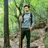 3-pc Detachable Hardwood Walking Stick Pine Handle with Compass (Nature Color, 55 Inches, 1 Piece)