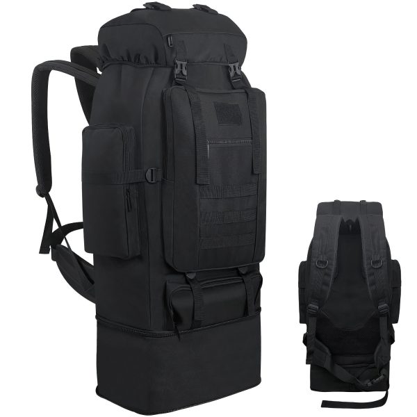 1pc Large Capacity Multi-pocket Sports Backpack, For Camping And Hiking, Suitable For Both Men And Women, Waterproof And Dustproof, Suitable For Long-distance Sports Travel, Daily Outdoor Backpack