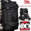 1pc Travel Backpack Carry On Backpack Durable Convertible Duffle Bag Fit For 39.62 cm Laptop For Men Hiking Airplane Shoes Bag Extendable Three Way Uses Multiple, Ideal choice for Gifts
