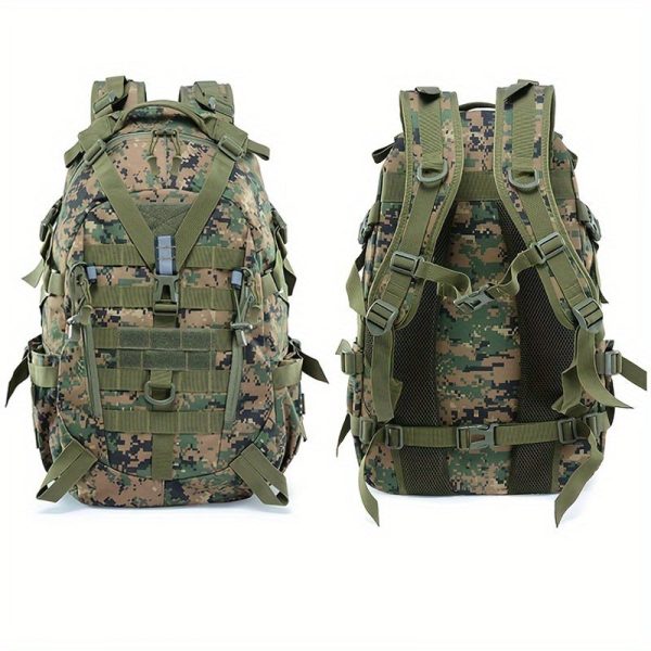 Waterproof 40L Camping Backpack - Tactical Storage Bag for Men and Women - Ideal for Outdoor Travel, Climbing, and Hiking - Durable and Spacious