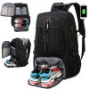 1/2pcs Travel Backpack, Waterproof Large Capacity Outdoor Backpack, Hiking Travel Camping Backpack For Men And Women, With Shoe Compartment, Ideal Choice For Gifts