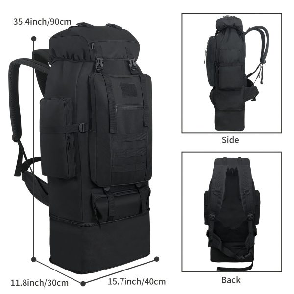 1pc Large Capacity Multi-pocket Sports Backpack, For Camping And Hiking, Suitable For Both Men And Women, Waterproof And Dustproof, Suitable For Long-distance Sports Travel, Daily Outdoor Backpack
