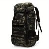 75L Men's Large Capacity Camouflage Backpack, Waterproof Travel Bag, Outdoor Mountaineering Backpack, Christmas, Halloween and Thanksgiving gifts