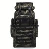 1pc Men's Large Capacity Mountaineering Bag, Waterproof Men's Backpack, Outdoor Travel Bag, Large Capacity Hiking Backpack