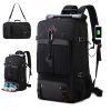 50L Large Capacity Hiking Backpack, Waterproof Outdoor Camping Rucksack, Multifunctional Hiking Mountaineering Bag With Shoe Compartment