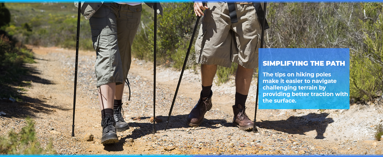 cascade trekking poles retractable walking sticks self defense rubber leg tips walker tips walking 