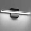 9W Bathroom Vanity Light Fixture Matte Black Wall Light Fixture Over Mirror Cold White 5000K Bathroom Light Fixture 16" 40cm Washroom Light for Bedroom Living Room Art Display Dressing Table