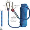 Grappling Hook with Rope 32ft. Set. 4-Claw Folding Durable Stainless Steel Compact Perfect for Outdoor Survival, Retrieval, Camping, Hiking, Tree Mountain, and Climbing