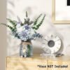 1pc Ultra-Realistic Silk Flower Bundle - Elegant Decor for Home, Kitchen & Wedding Centerpieces - Low-Maintenance, Versatile Arrangement - Enhances Any Rooms Ambiance - Bundle for Vase (Vase Not Included)